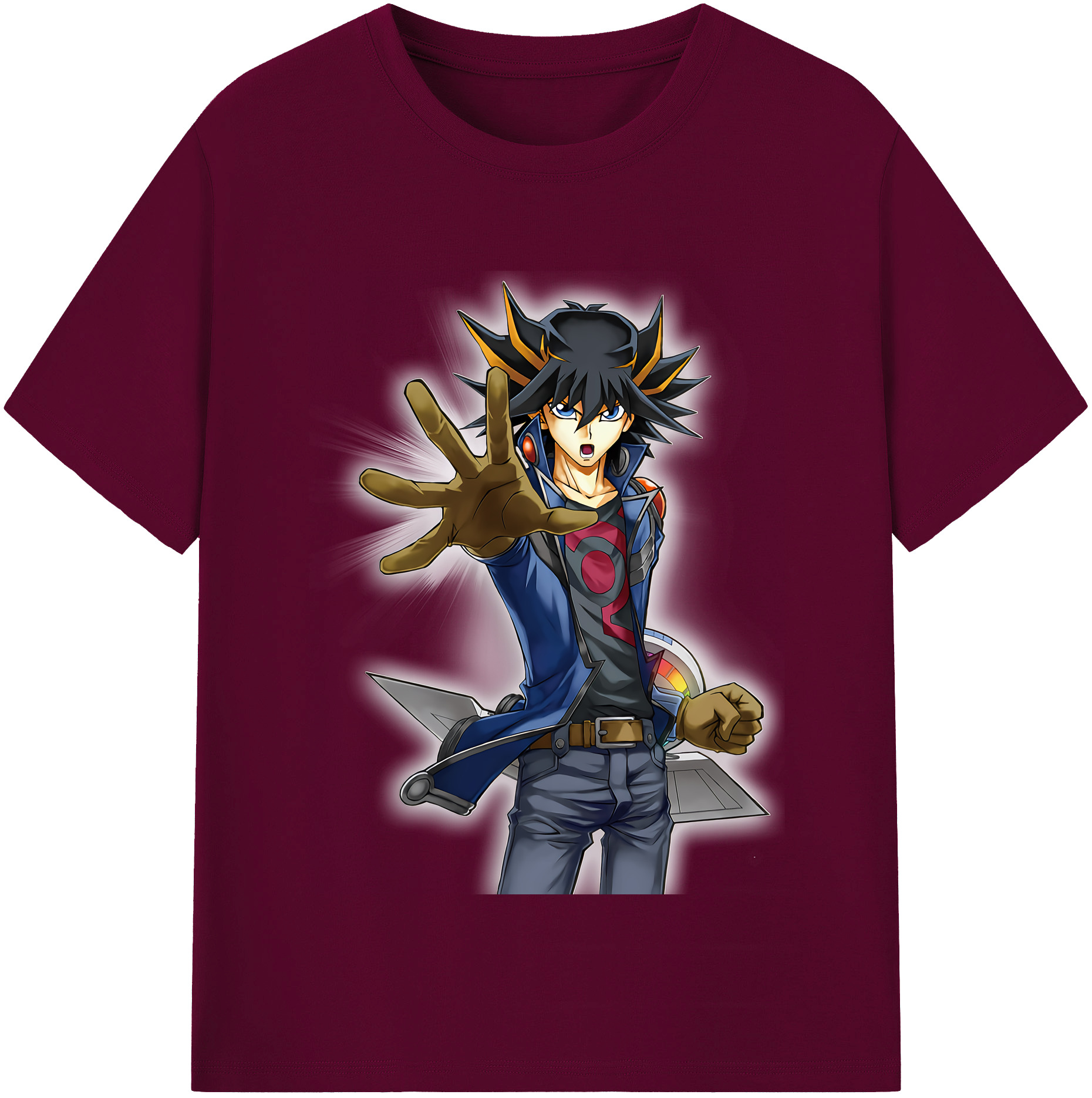 （画像用） 遊☆戯☆王 Yu-Gi-Oh! レディースカジュアルプリントTシャツ（綿100％）
